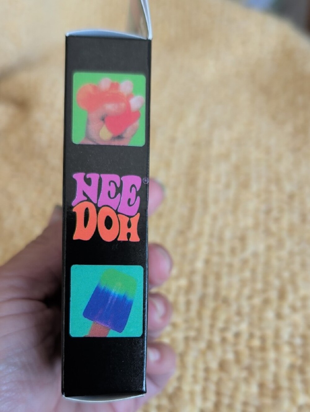 NeeDoh Nice-Sicle Super Solid Squish Toy - Purple - Picture 5 of 5